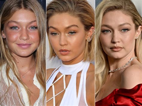 Gigi Hadid Before and After Plastic Surgery: Boobs,。